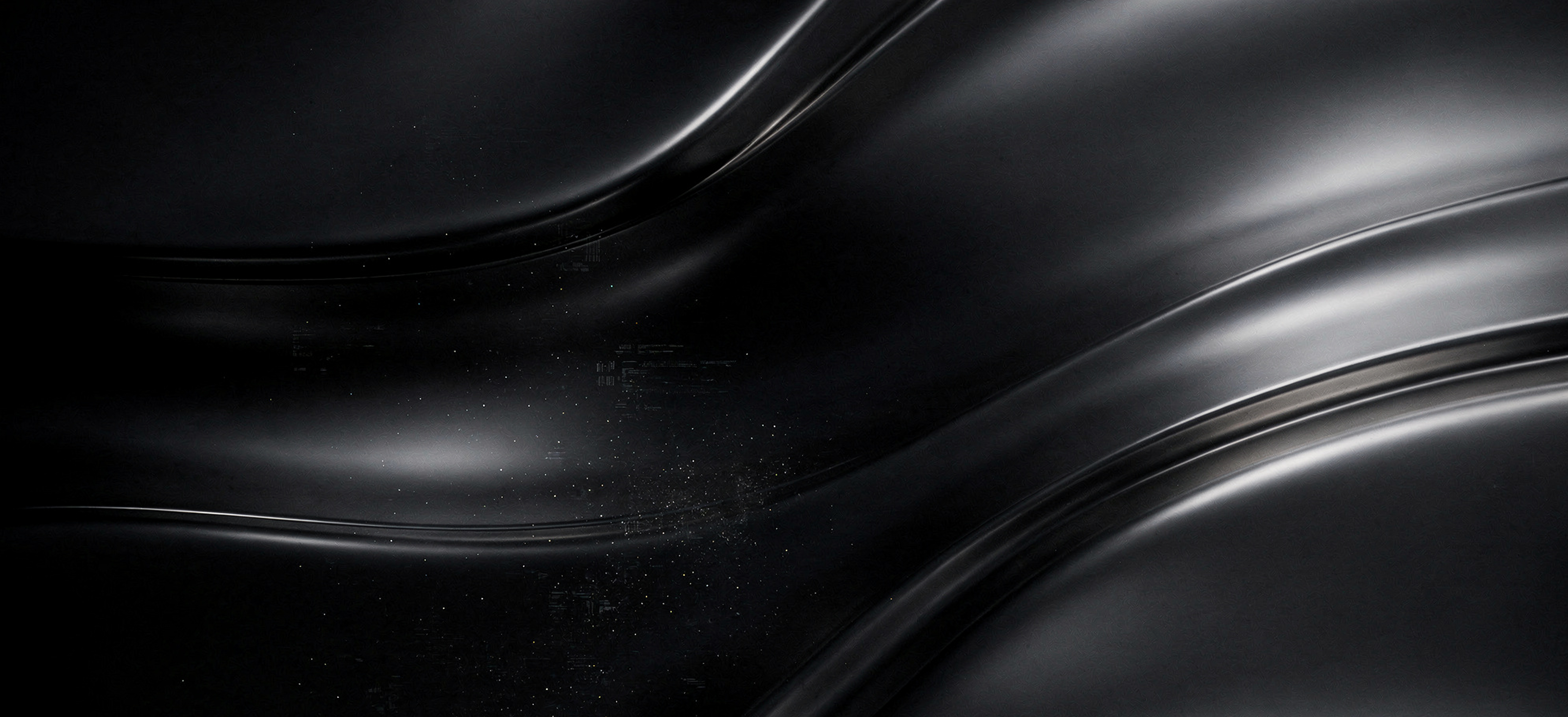 Dark silky wave background